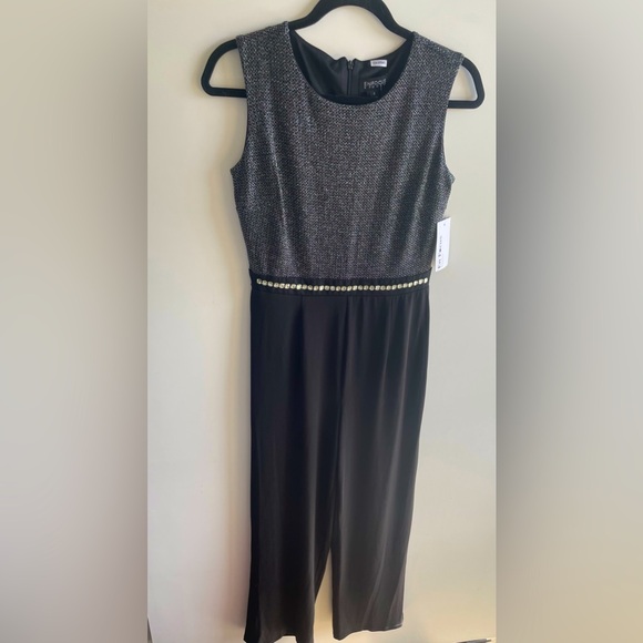 Black Stretchy Jumpsuit Size 6 from Enfocus Studio - Picture 1 of 3